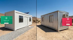 تفاوت-کانکس-ساندویچ-پنل-با-ورقی